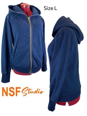 NSF Hoodie Full Zip Cotton